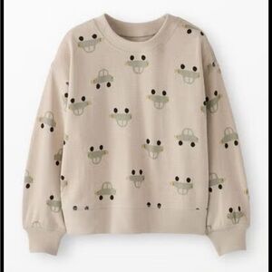 Hanna Andersson Cream Waffle Crewneck